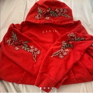 RED CIVIL REGIME HOODIE!